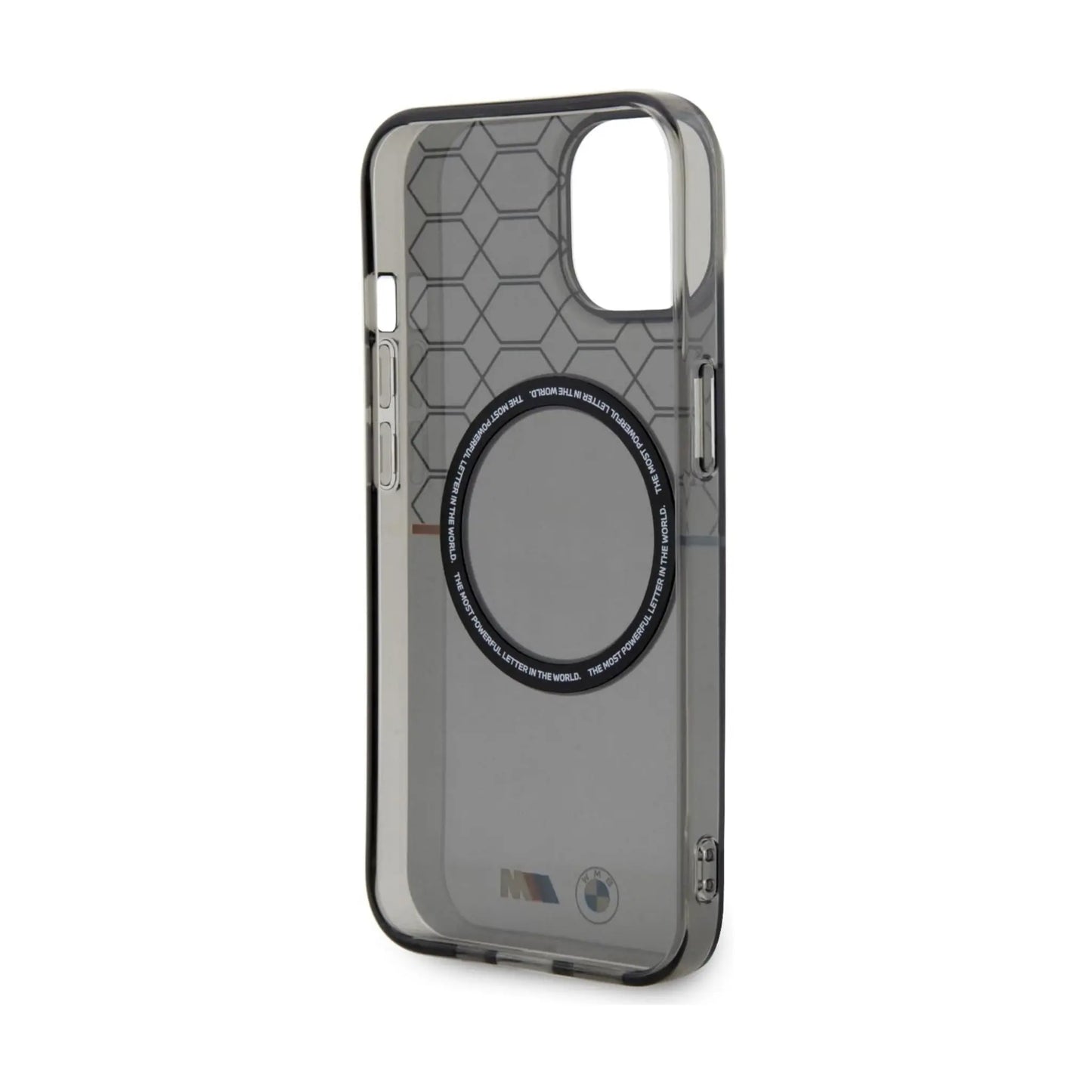 BMW iPhone 14 Hülle, Grau – Pattern MagSafe