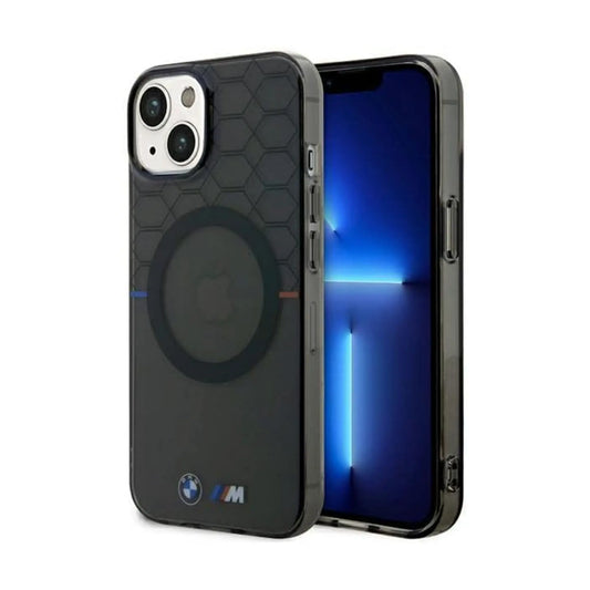 BMW Hülle Pattern MagSafe Grau – iPhone 14 Plus