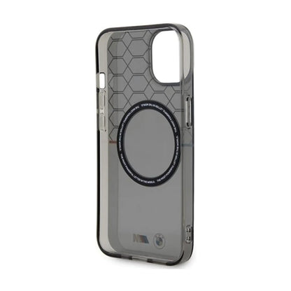 BMW Hülle Pattern MagSafe Grau – iPhone 14 Plus