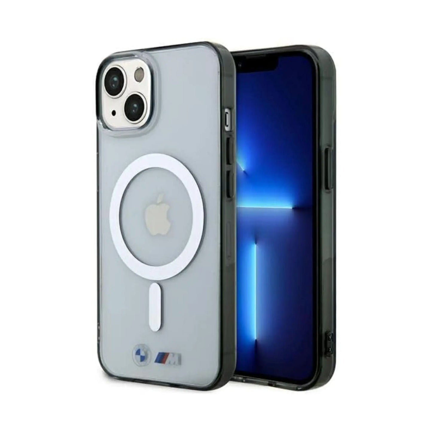 BMW Hülle Silberring MagSafe Transparent – iPhone 14