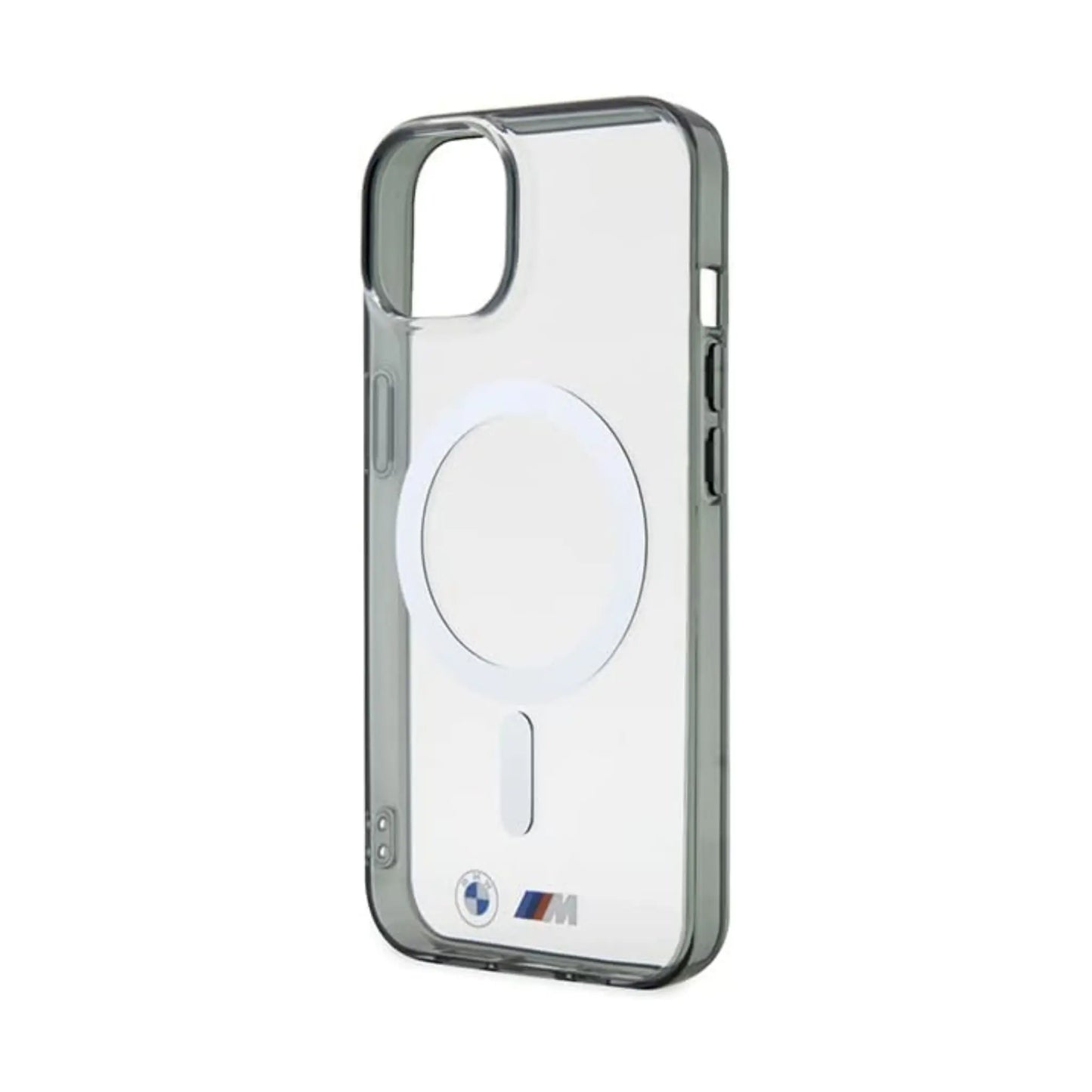 BMW Hülle Silberring MagSafe Transparent – iPhone 14