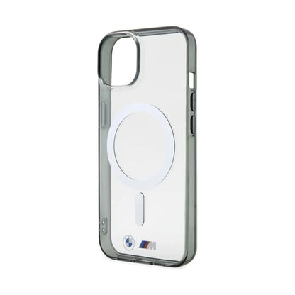 BMW Hülle Silberring MagSafe Transparent – iPhone 14