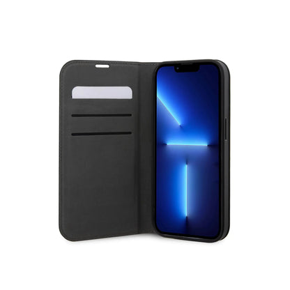 Karl Lagerfeld Booktype Saffiano Karl & Choupette, Schwarz - iPhone 14