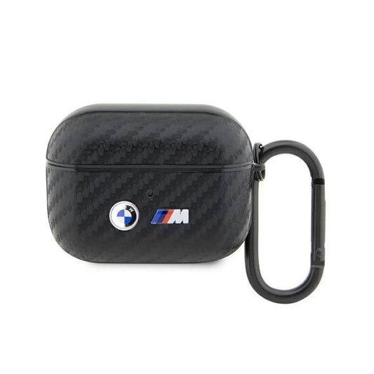 BMW AirPods Pro Hülle, Schwarz – Carbon Double Metal Logo