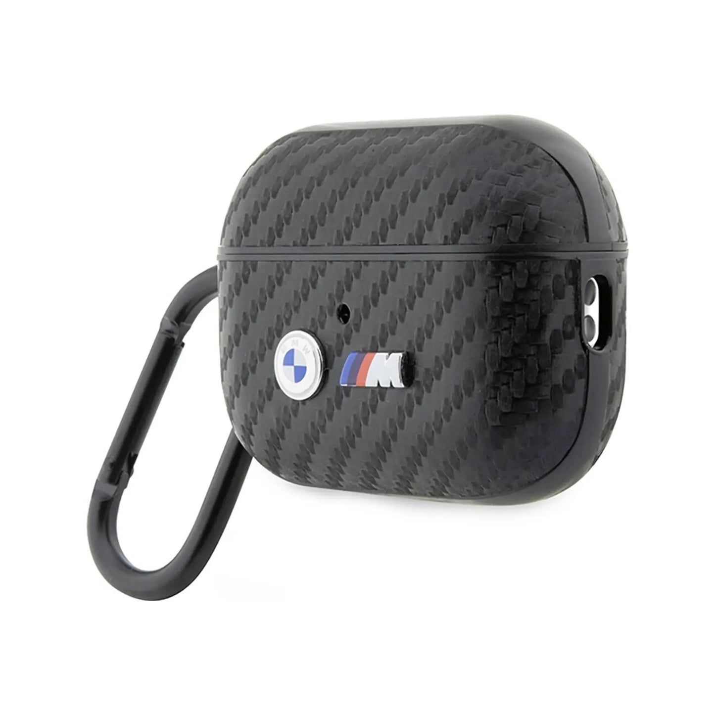 BMW Hülle Carbon Doppel Metall Logo Schwarz – AirPods Pro 2