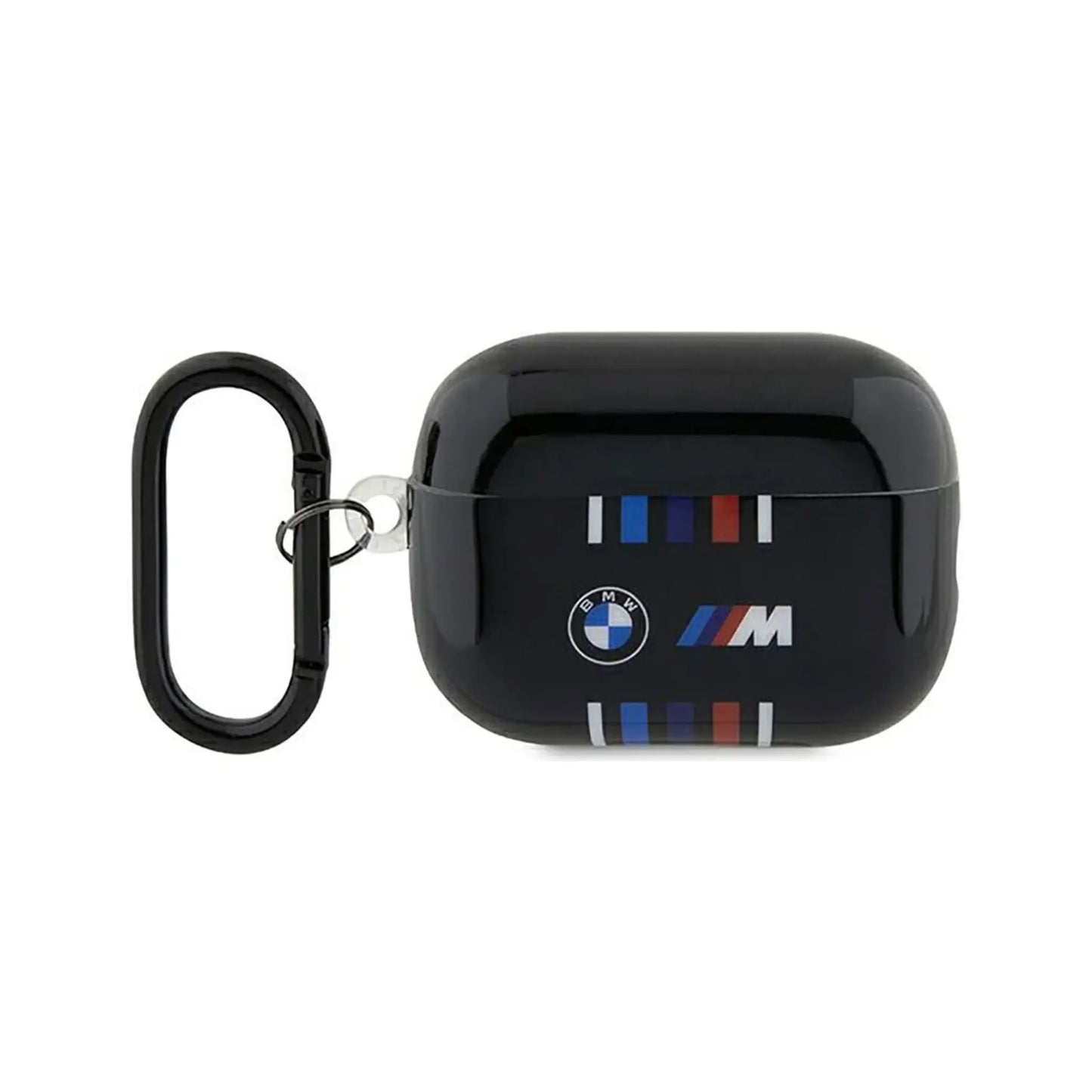 BMW Hülle Mehrfarbige Linien Schwarz – AirPods Pro 2