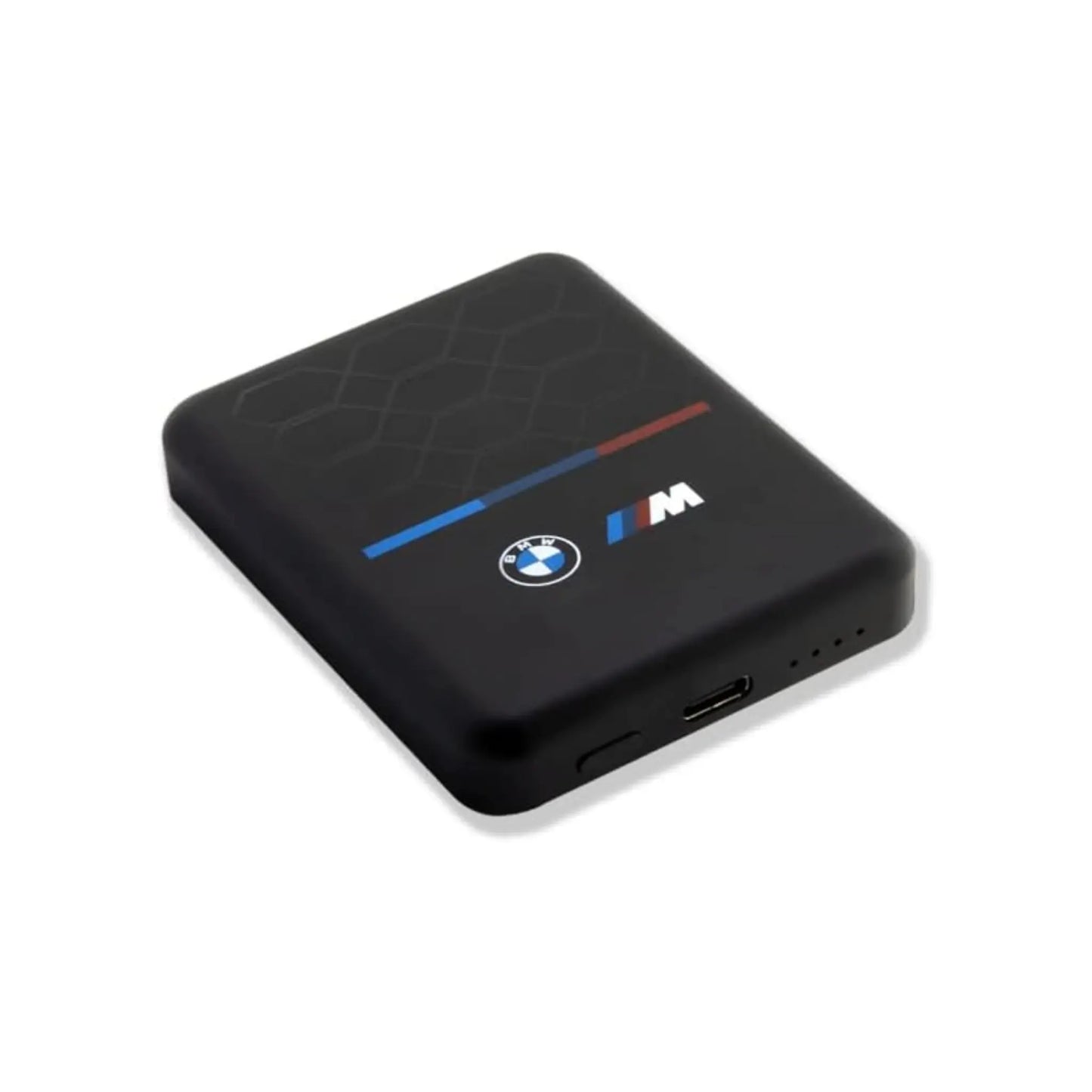 BMW M Powerbank 3000mAh, Schwarz – Induktiv + Kabel, Für MagSafe