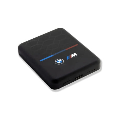 BMW M Powerbank 3000mAh, Schwarz – Induktiv + Kabel, Für MagSafe
