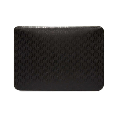 Karl Lagerfeld NFT Saffiano Karl & Choupette Sleeve Notebook-Hülle, Schwarz - 14 Zoll