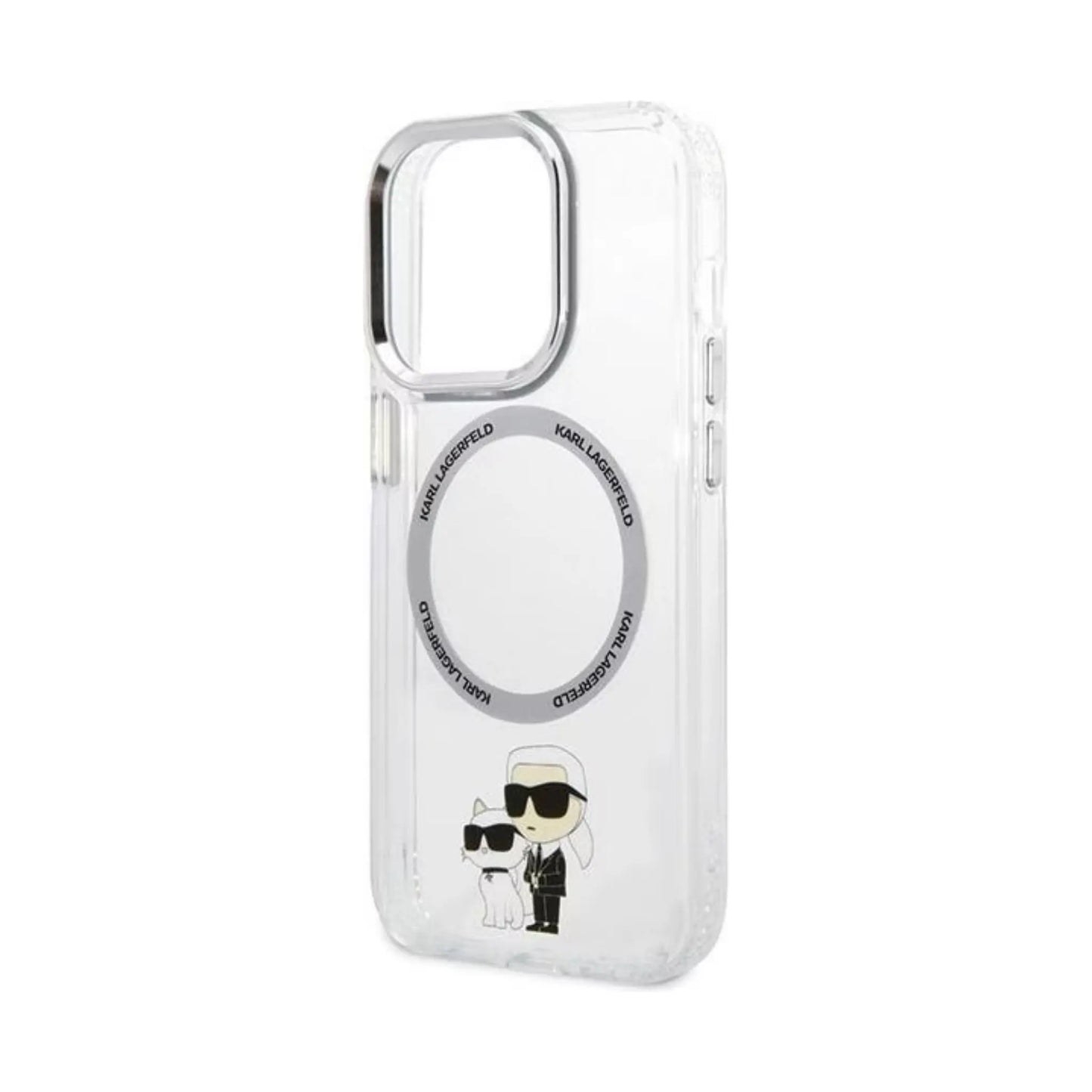 Karl Lagerfeld IML NFT Karl & Choupette MagSafe Case, Transparent - iPhone 13 Pro