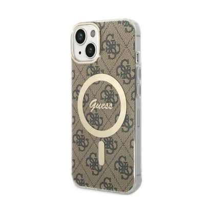 Guess 4G Hülle Braun für Magsafe – iPhone 14