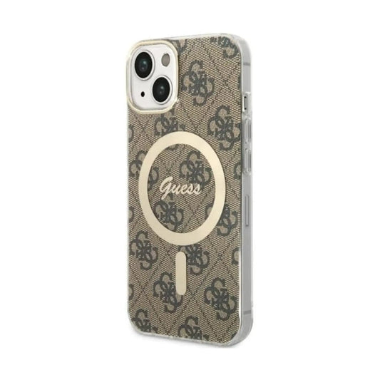 Guess 4G Hülle Braun für Magsafe – iPhone 14