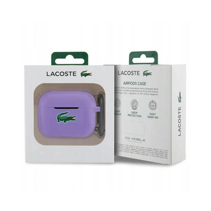 Lacoste Hülle Silicone Croc Logo Violett – AirPods Pro 2