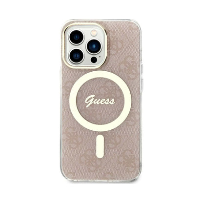 Guess 4G Hülle Pink für Magsafe – iPhone 13 Pro
