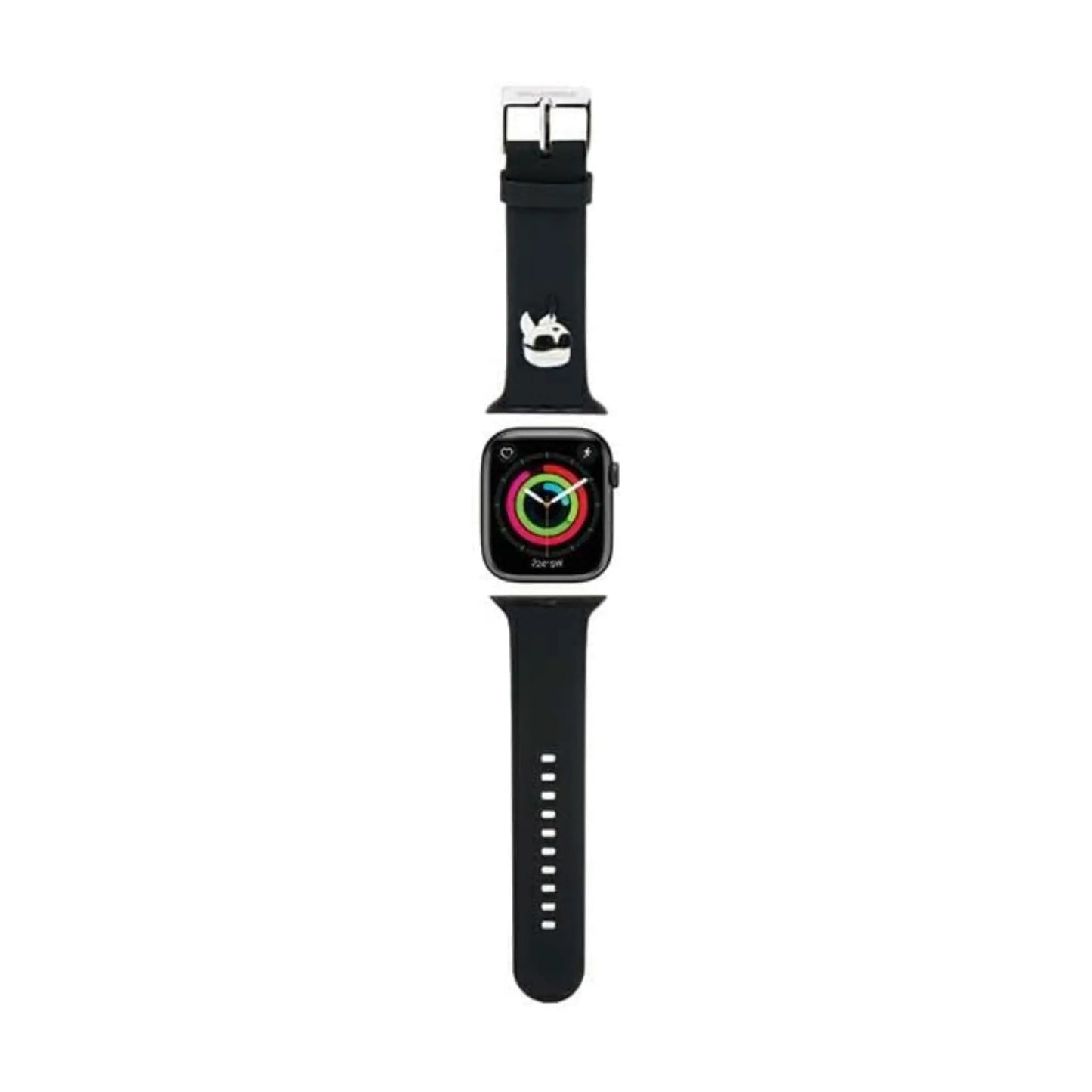 Karl Lagerfeld Apple Watch Armband KLAWMSLKNK, Schwarz - 38/40/41 mm