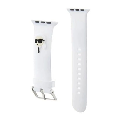 Karl Lagerfeld Armband KLAWLSLKNH One Size Weiß – Apple Watch 42/44/45/49 mm