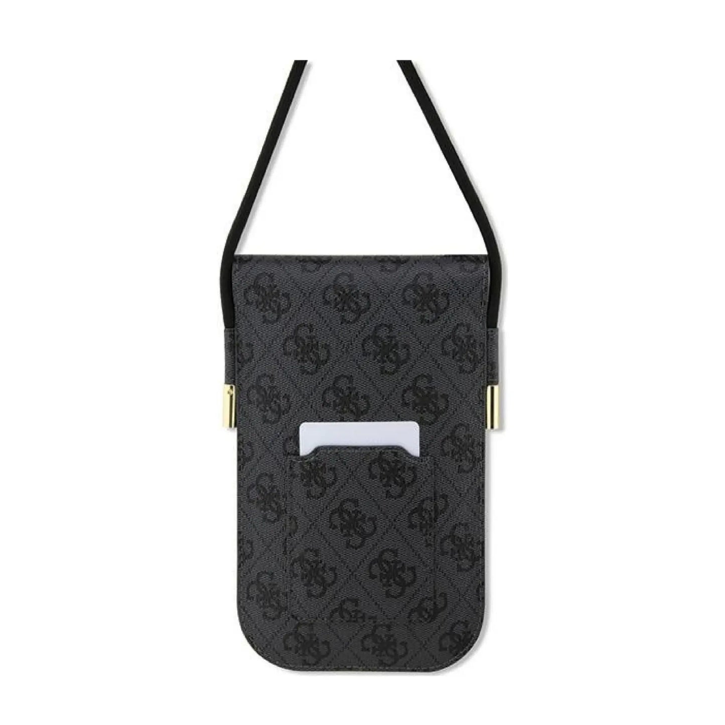 Guess Phone Bag 4G Metal Logo Script Schwarz - Universal