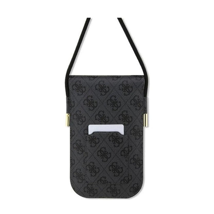 Guess Phone Bag 4G Metal Logo Script Schwarz - Universal