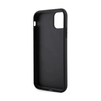 Karl Lagerfeld Hülle KLHCN61SAKHPKK Saffiano Monogram Ikonik Schwarz – iPhone 11/XR