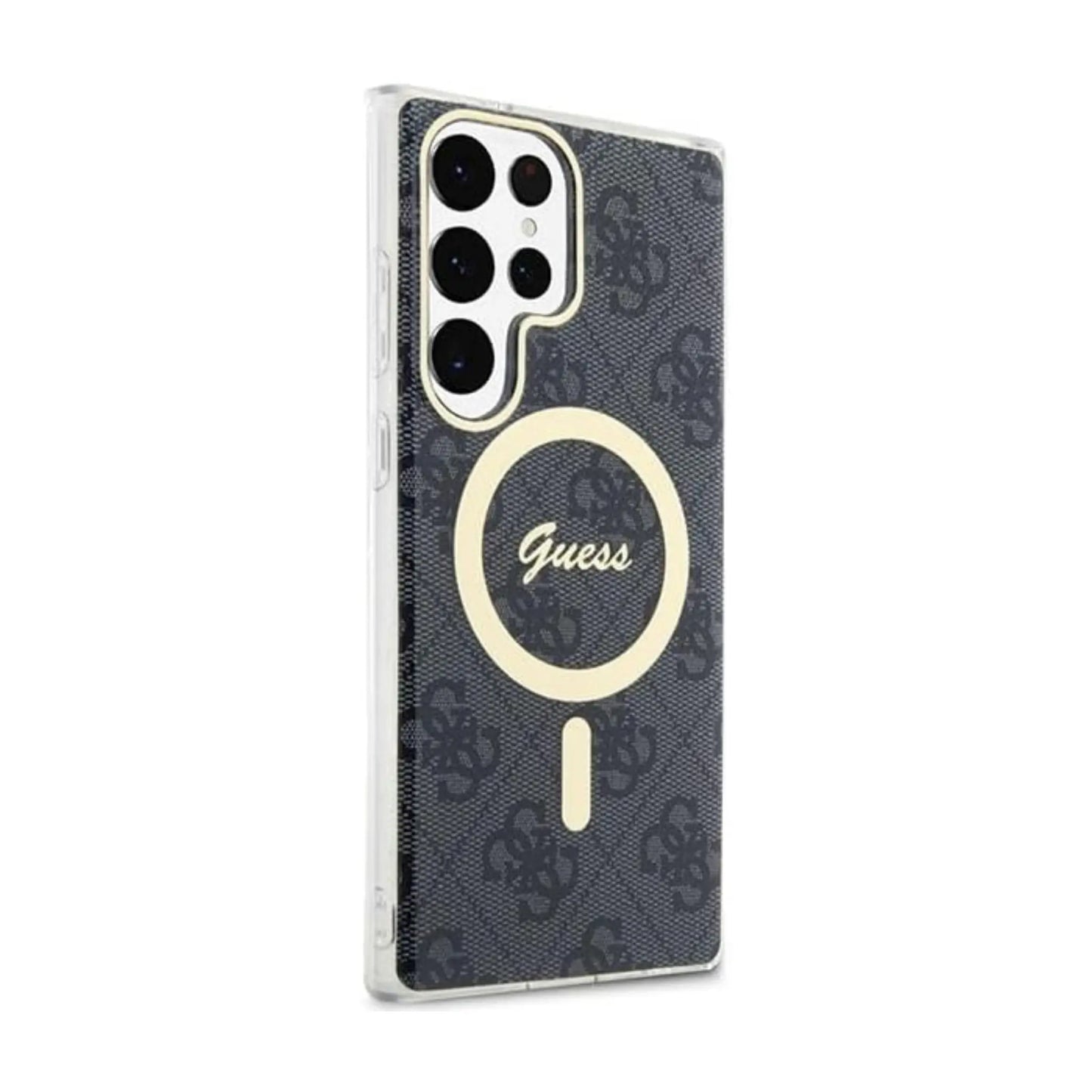 Guess Hülle GUHMS23LH4STK 4G MagSafe Schwarz - Galaxy S23 Ultra