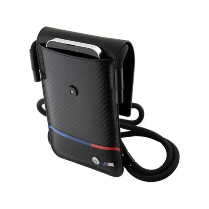 BMW Umhängetasche, Schwarz – Carbon Tricolor Line