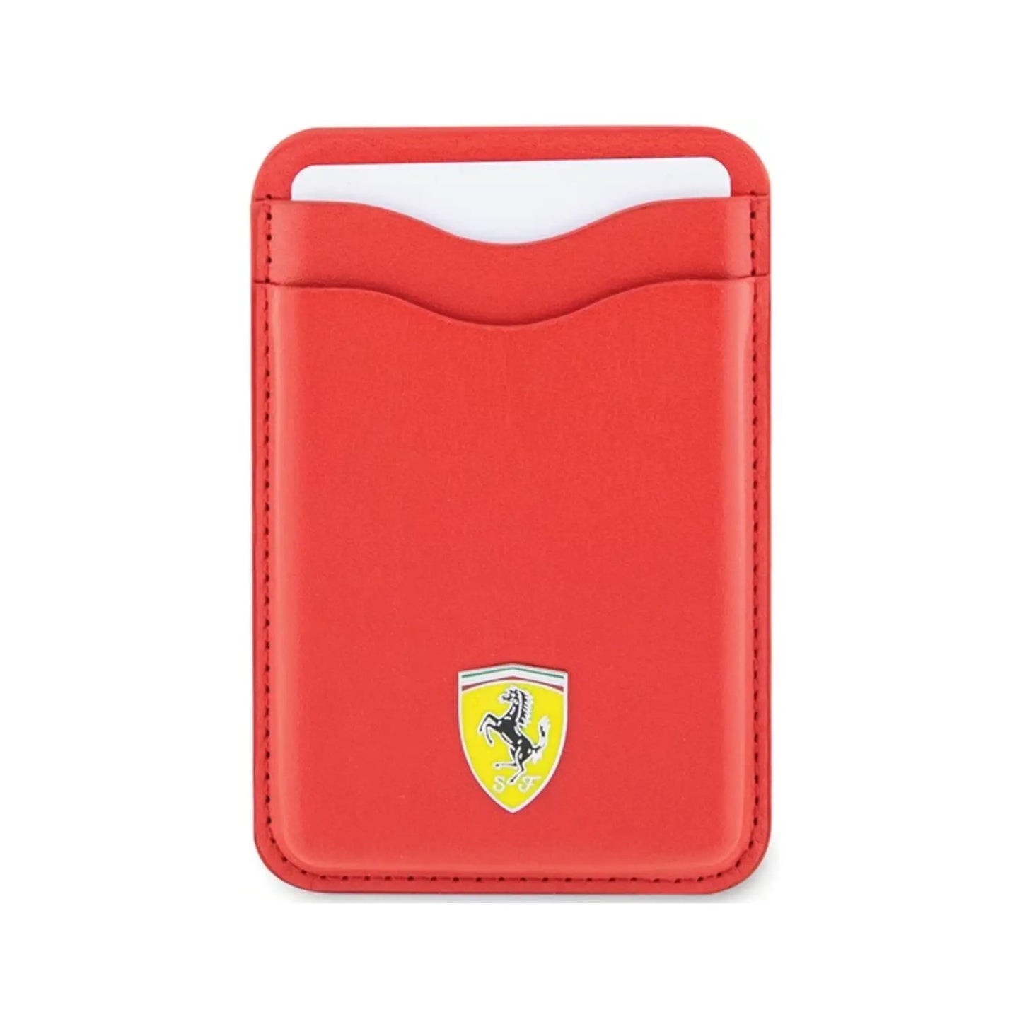 Ferrari Hülle Case Cover Portemonnaie MagSafe Rot – iPhone