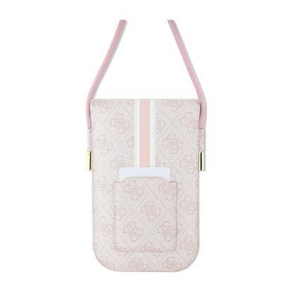 Guess Wallet Bag 4G Stripes Pink - Universal