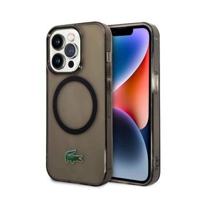 Lacoste Hülle Back Cover Schwarz – iPhone 15 Pro