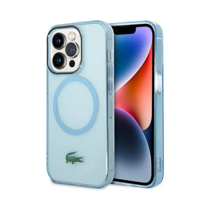 Lacoste Hülle Back Cover Blau – iPhone 15 Pro