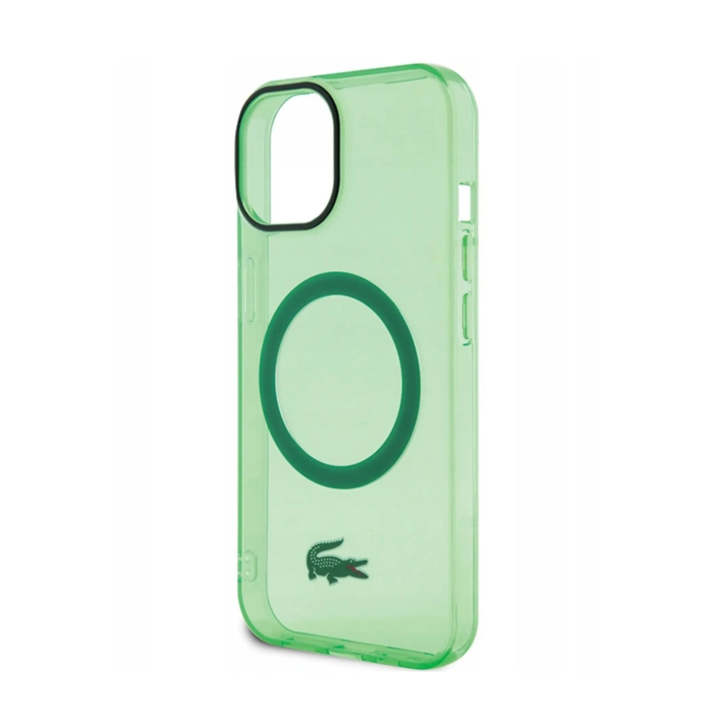 Lacoste Hülle Transparent Grün MagSafe – iPhone 15 Plus