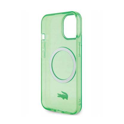 Lacoste Hülle Transparent Grün MagSafe – iPhone 15 Plus