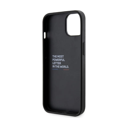 BMW Hülle Grip Hot Stamp Schwarz – iPhone 15/14/13