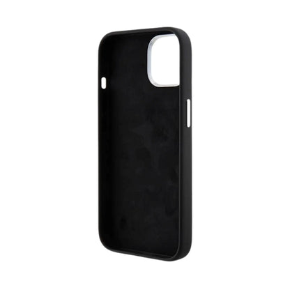 BMW iPhone 15 Plus Hülle, Schwarz – Signature Liquid Silicone MagSafe