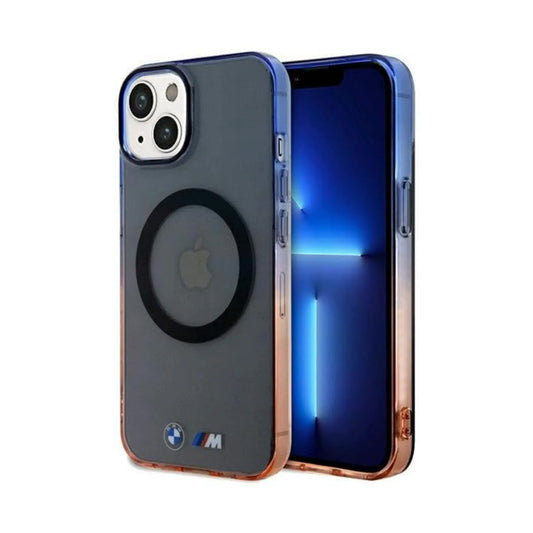 BMW iPhone 15 Hülle, Grau – Gradient Bumper MagSafe