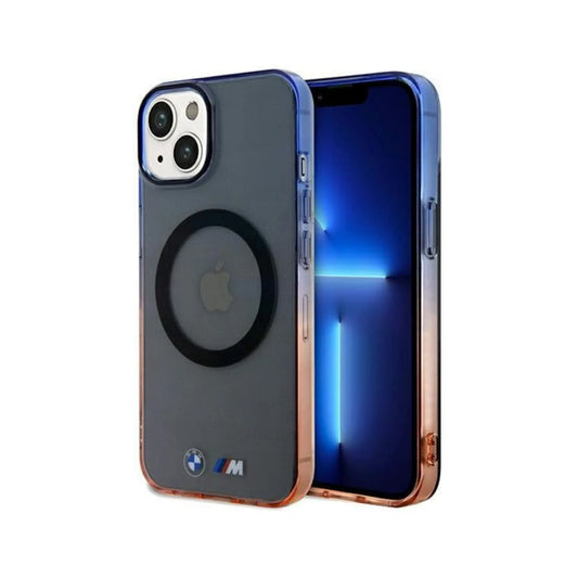 BMW iPhone 15 Plus Hülle, Grau – Gradient Bumper MagSafe