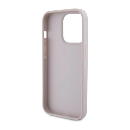Guess Hülle 4G Triangle Strass Pink – iPhone 15 Pro