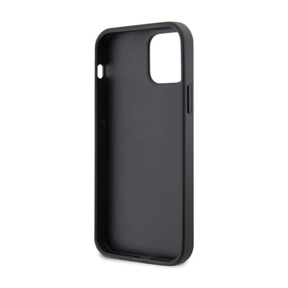 Guess Crossbody 4G Metal Logo Case, Schwarz – iPhone 12 / 12 Pro