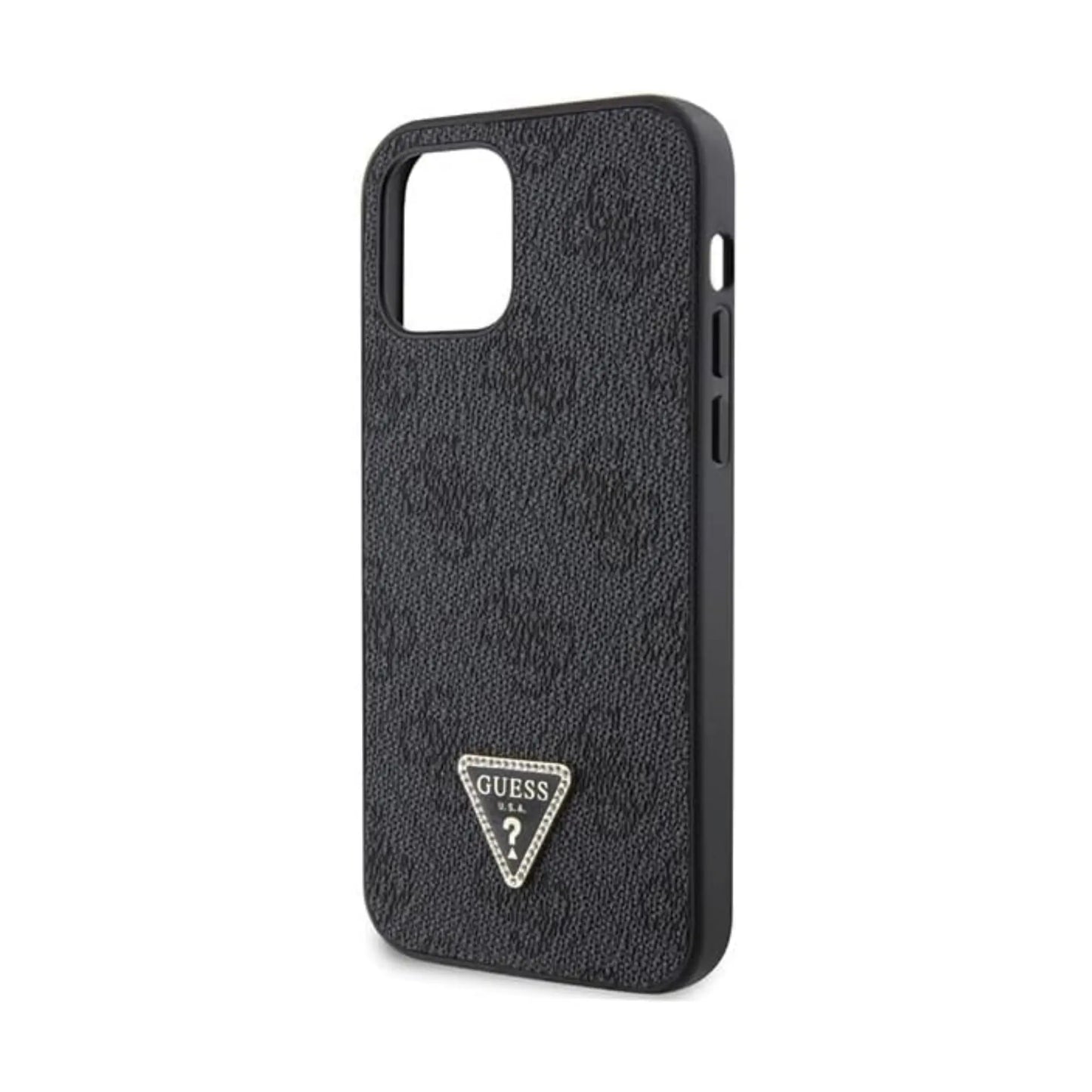 Guess Hülle Crossbody 4G Metal Logo Schwarz - iPhone 13 Pro
