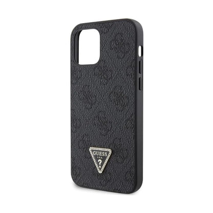 Guess Hülle Crossbody 4G Metal Logo Schwarz - iPhone 13 Pro