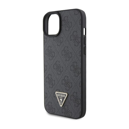 Guess iPhone 15 Plus Hülle, Schwarz – Crossbody 4G Metal Logo