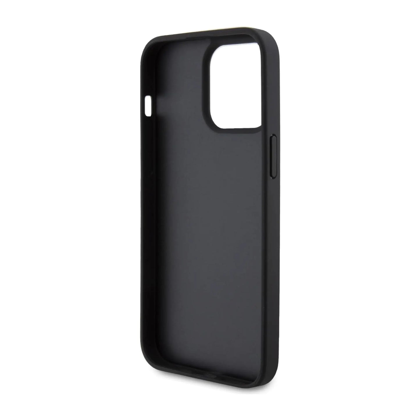 Guess GUHCP15XP4TDSCPK Crossbody 4G Metal Logo Case, Schwarz – iPhone 15 Pro Max