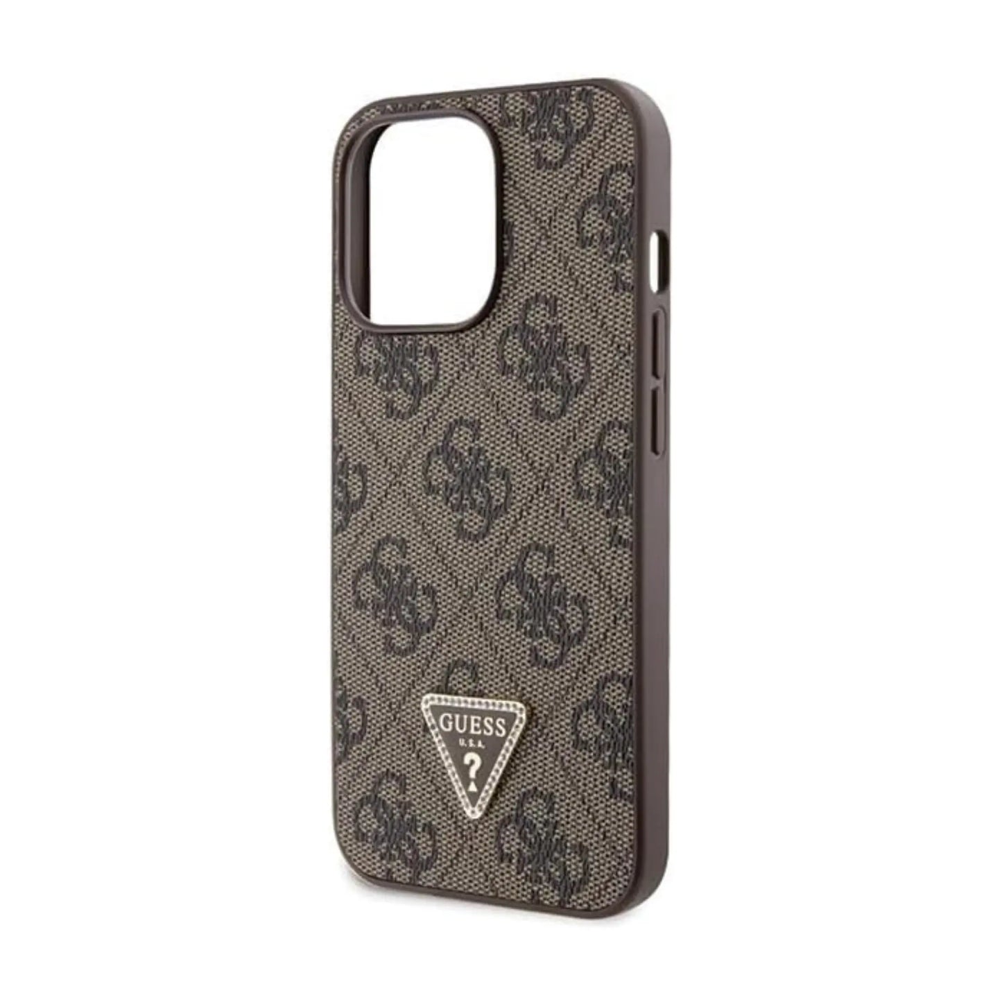 Guess Hülle Crossbody 4G Metal Logo Braun - iPhone 13 Pro Max