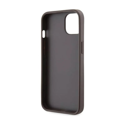 Guess Crossbody 4G Metal Logo, Braun - iPhone 14