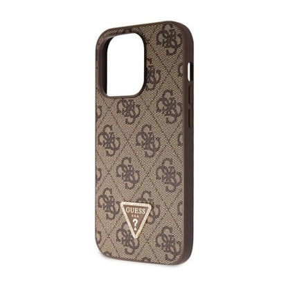 Guess Crossbody 4G Metal Logo, Braun - iPhone 14 Pro