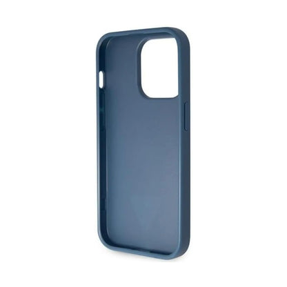 Guess Hülle Crossbody 4G Metal Logo Blau - iPhone 14 Pro Max