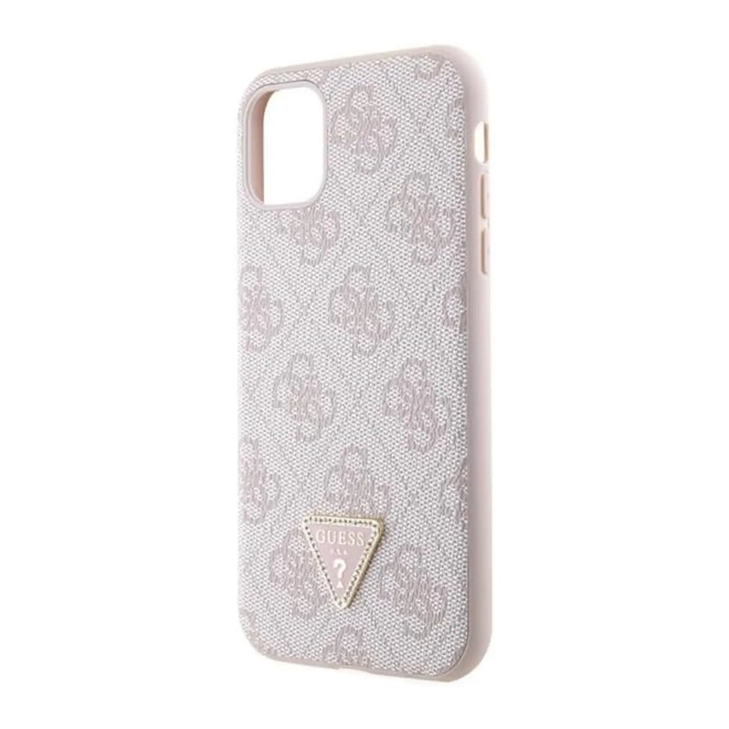 Guess Hülle GUHCN61P4TDSCPP Crossbody 4G Metal Logo Rosa – iPhone 11 / XR