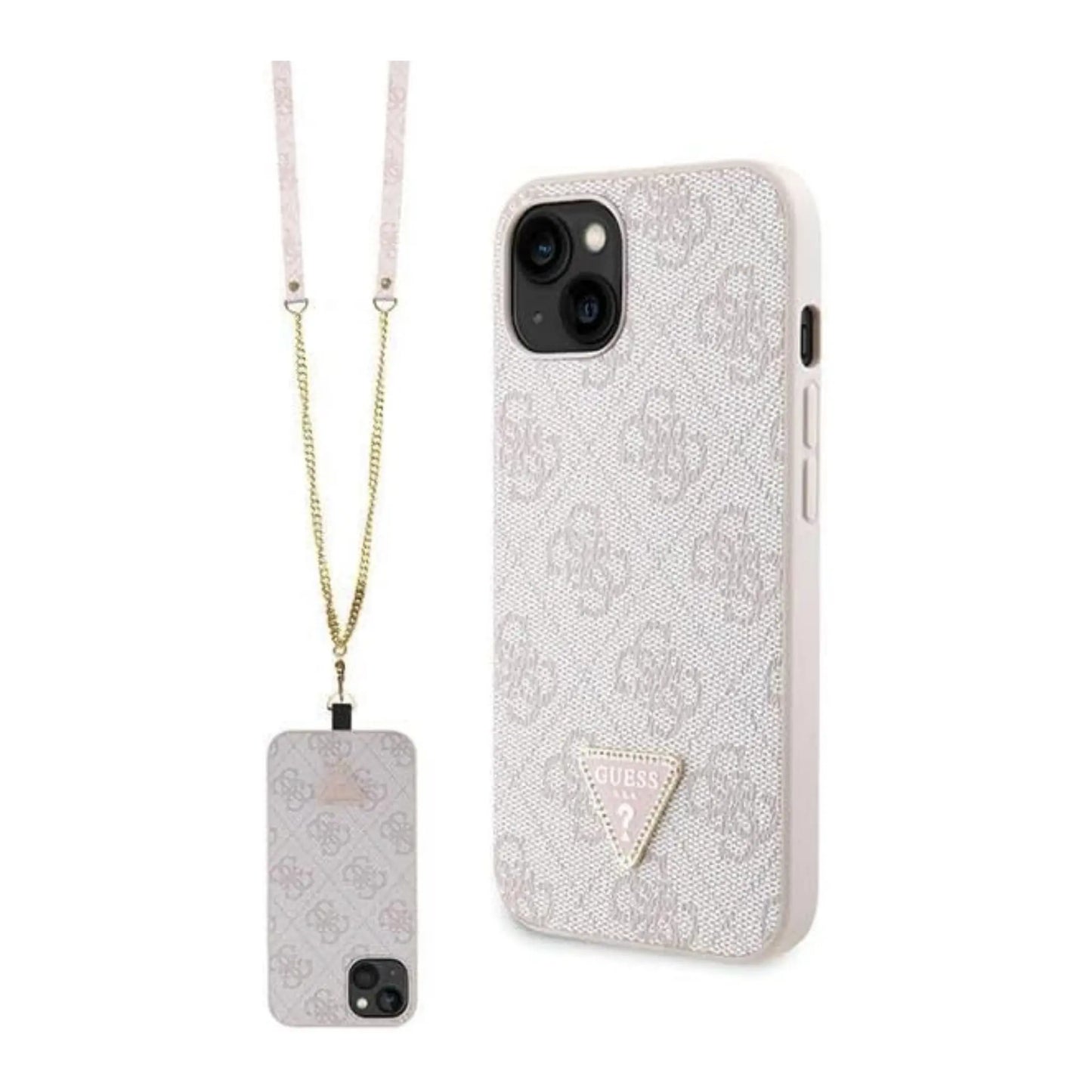 Guess Crossbody 4G Metal Logo, Rosa - iPhone 13