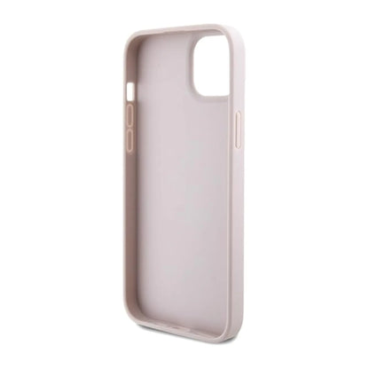 Guess GUHCP15MP4TDSCPP Hülle Crossbody 4G Metal Logo Pink - iPhone 15 Plus