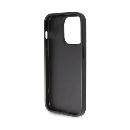 Guess GUHCP14LHG4SGK Glitter Script Big 4G, Schwarz - iPhone 14 Pro