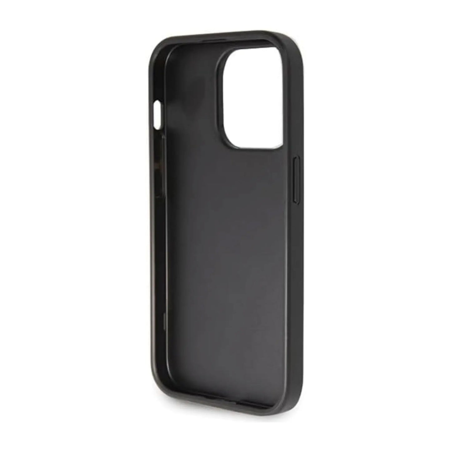 Guess iPhone 14 Pro Max Hülle, Schwarz – Glitter Script Big 4G